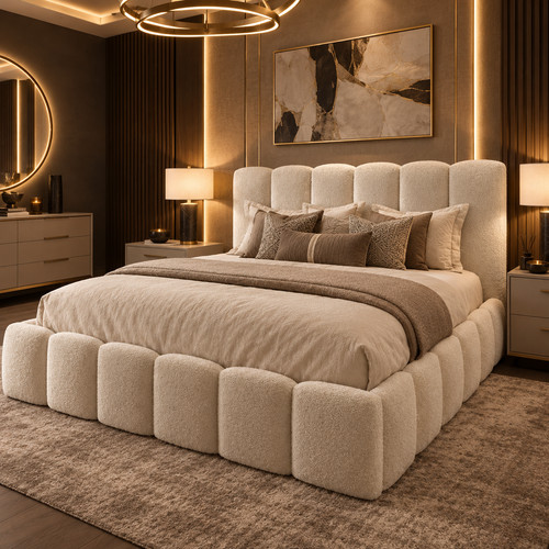 Luxury ottoman bed teddy - bed,
