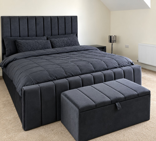 Panel plush velvet - panel, upholstered