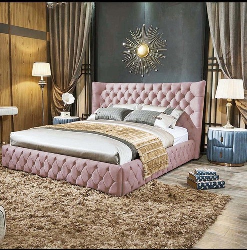 Plush velvet winged bed - plush,