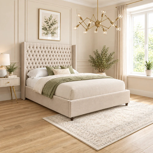 Luxury tall winged - luxury, upholstered