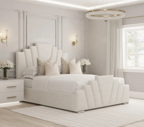 Luxury crown bed frame plush - luxury,