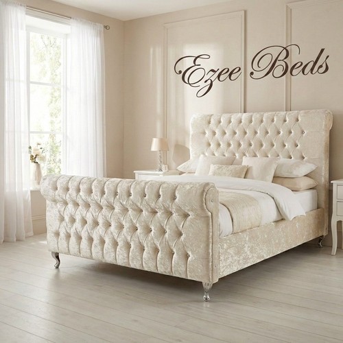 Stylish sleigh bed frame - stylish,