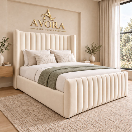Upholstered winged panel plush - upholstered,