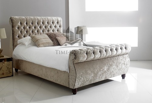 Crushed velvet fabric - crushed,