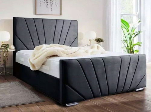 Sunrise style upholstered - upholstered, bed