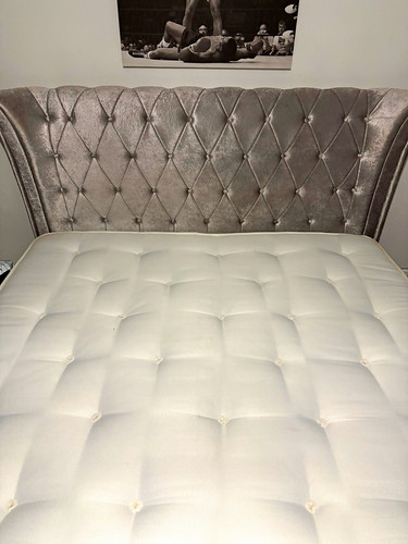 Super king size grey - grey, velvet