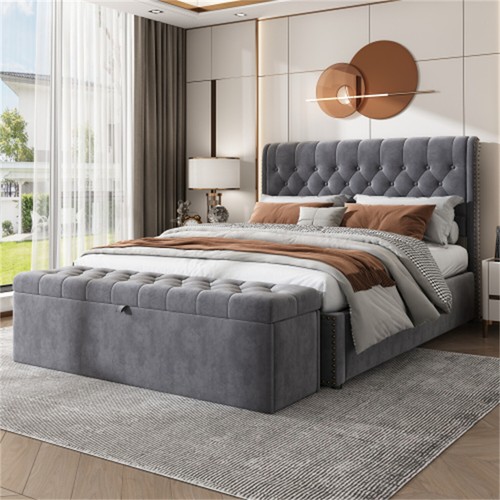 Ottoman storage upholstered - storage,