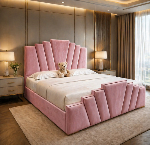 Crown ottoman bed - bed, gas