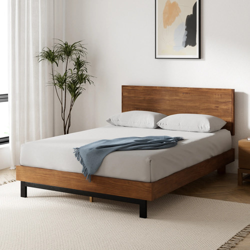 Solid wood bed - solid, frame