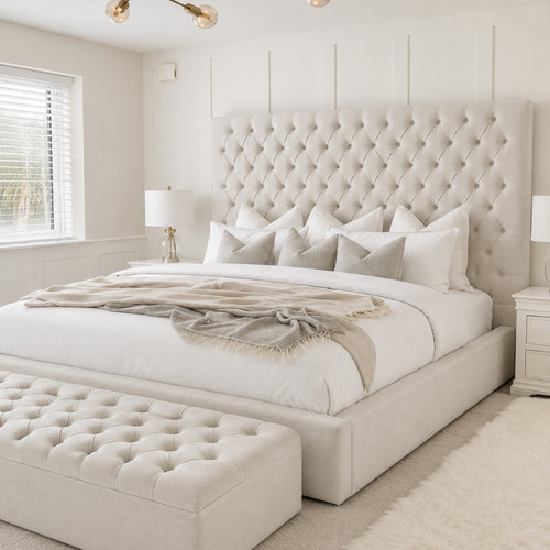 New chesterfield bed frame - bed,