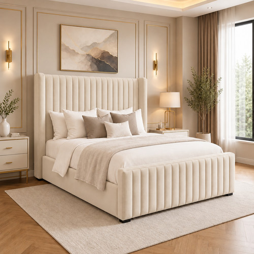 New winged panel - panel, bed